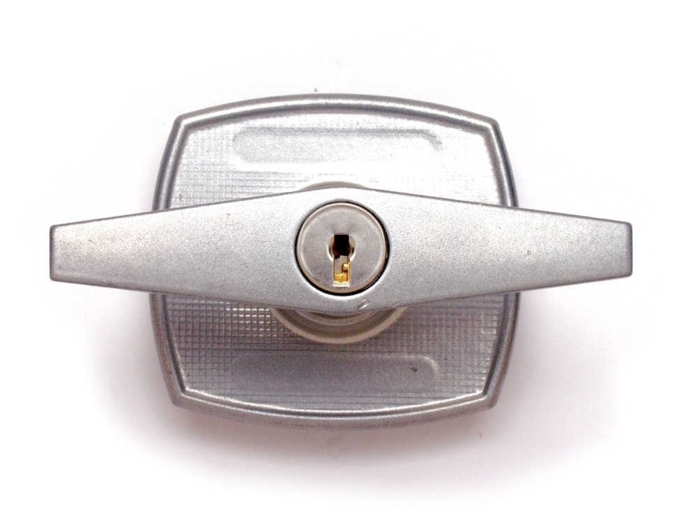 Apex / Haskins T-handle Garage Door Lock by UK Garage Door Parts